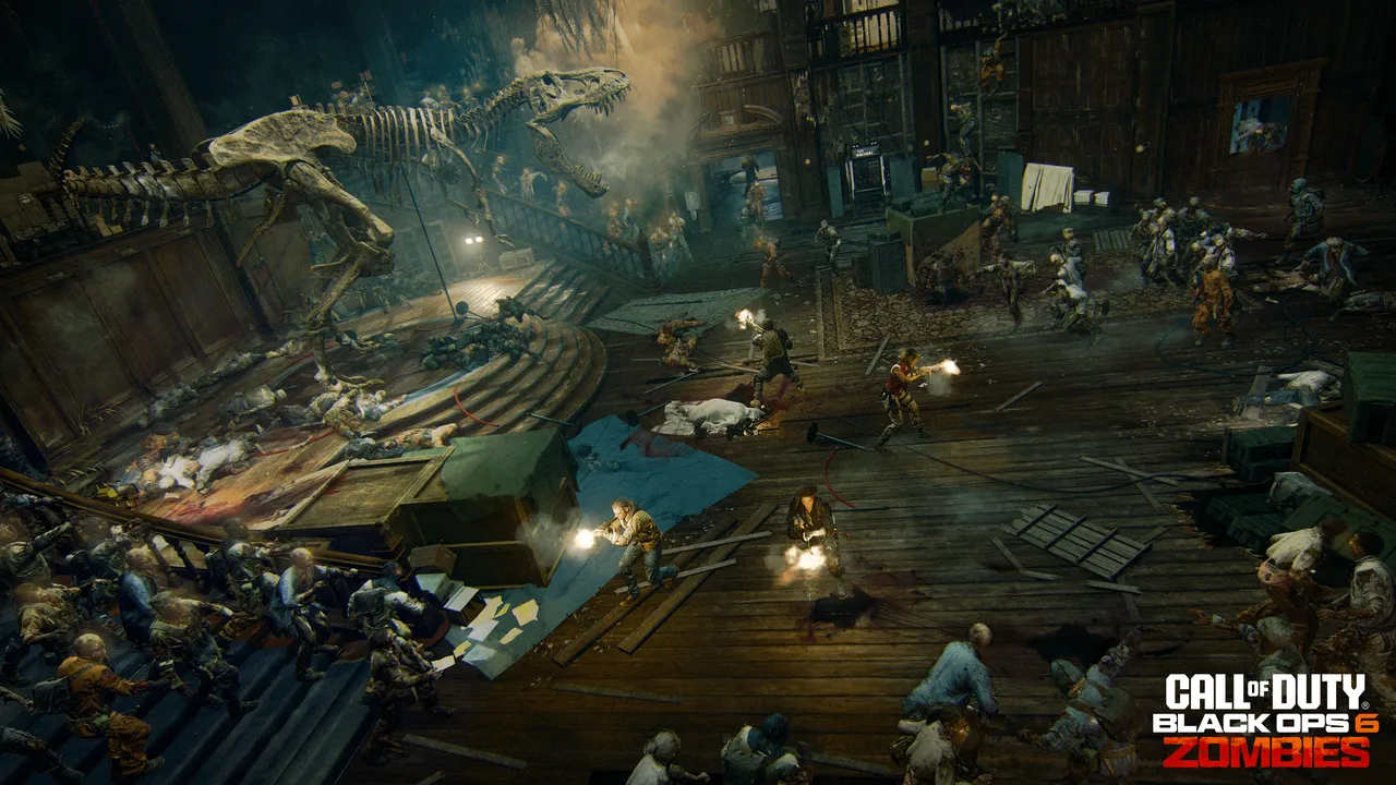Official Black Ops 6 Zombies screenshot: the mansion of Shattered Veil