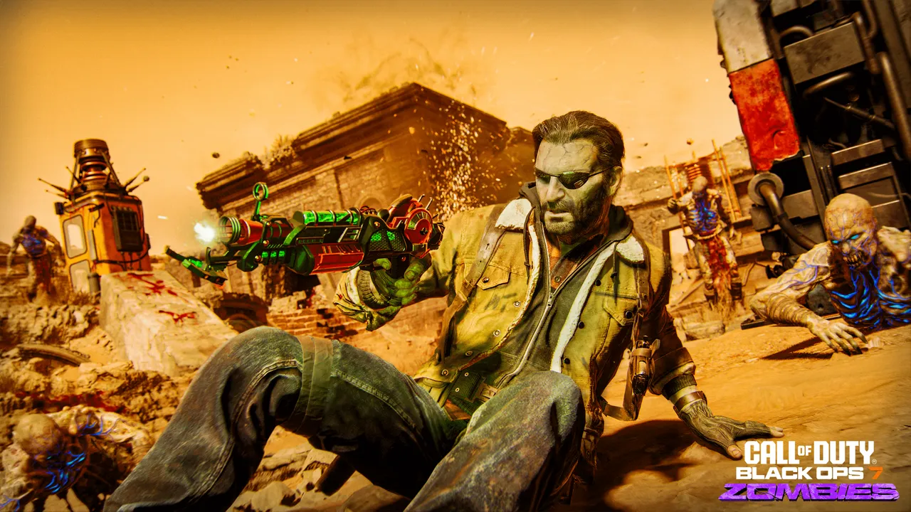 Official Black Ops 7 Zombies screenshot: Cursed Survival on Mars