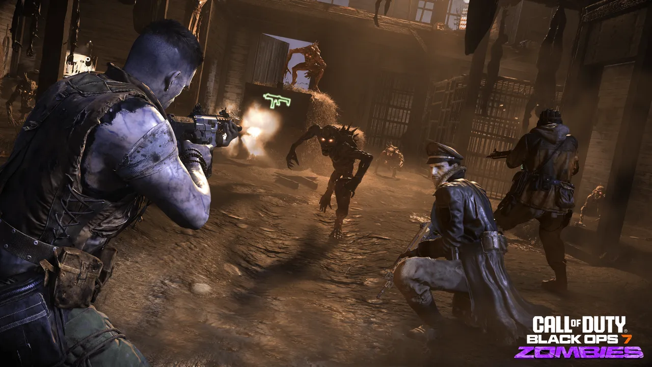 Official Black Ops 7 Zombies screenshot: a Ravager