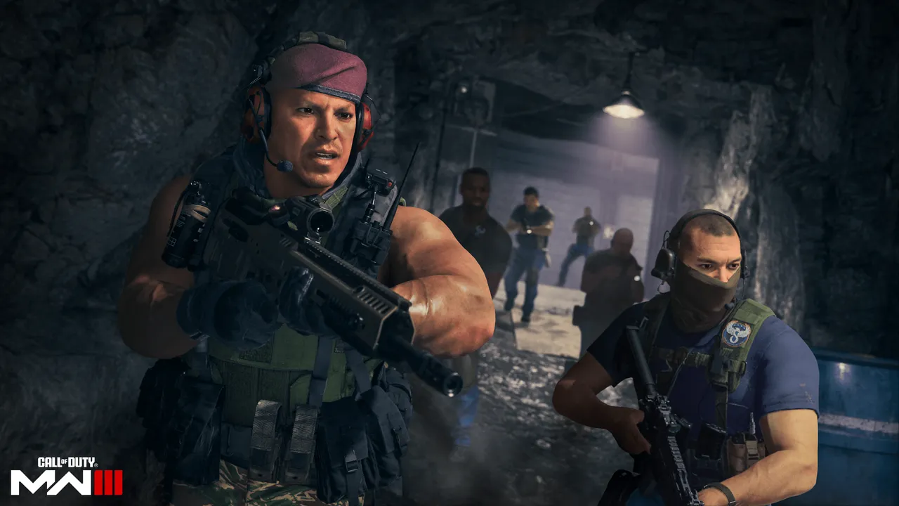Official Modern Warfare Zombies screenshot: mercenaries in the Urzikstan Exclusion Zone