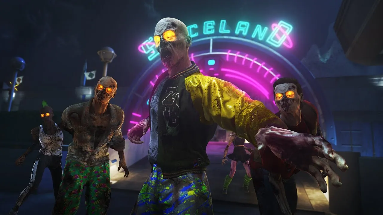Still from “Call of Duty®: Infinite Warfare – Zombies in Spaceland Reveal Trailer”