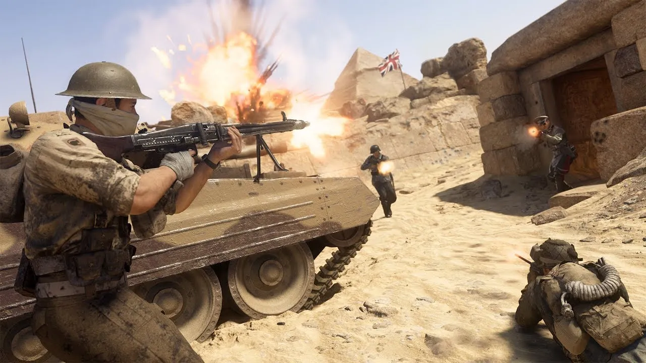 Still from “Official Call of Duty®: WWII - The War Machine DLC 2 Trailer”