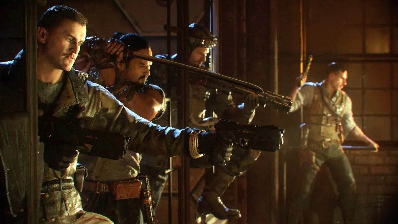 Still from “Official Call of Duty®: Black Ops III - "The Giant" Zombies Bonus Map Trailer”