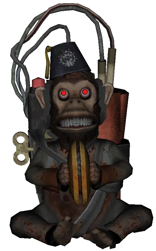Monkey Bomb model render